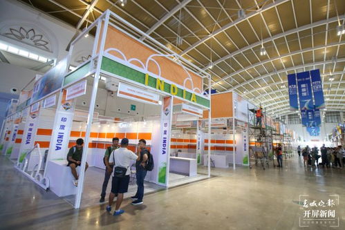 開屏新聞 南博會開幕在即,各參展企業正緊鑼密鼓布展